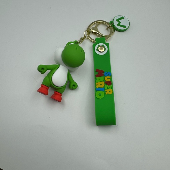 807-New Super Mario Keychain with Charm, Ring And Runner Strap - Picture 2 of 10